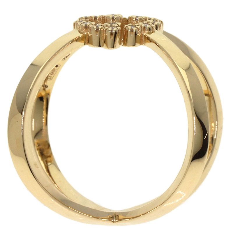 Gucci GG Running Diamond #8 Ring - 18K Yellow Gold Ladies