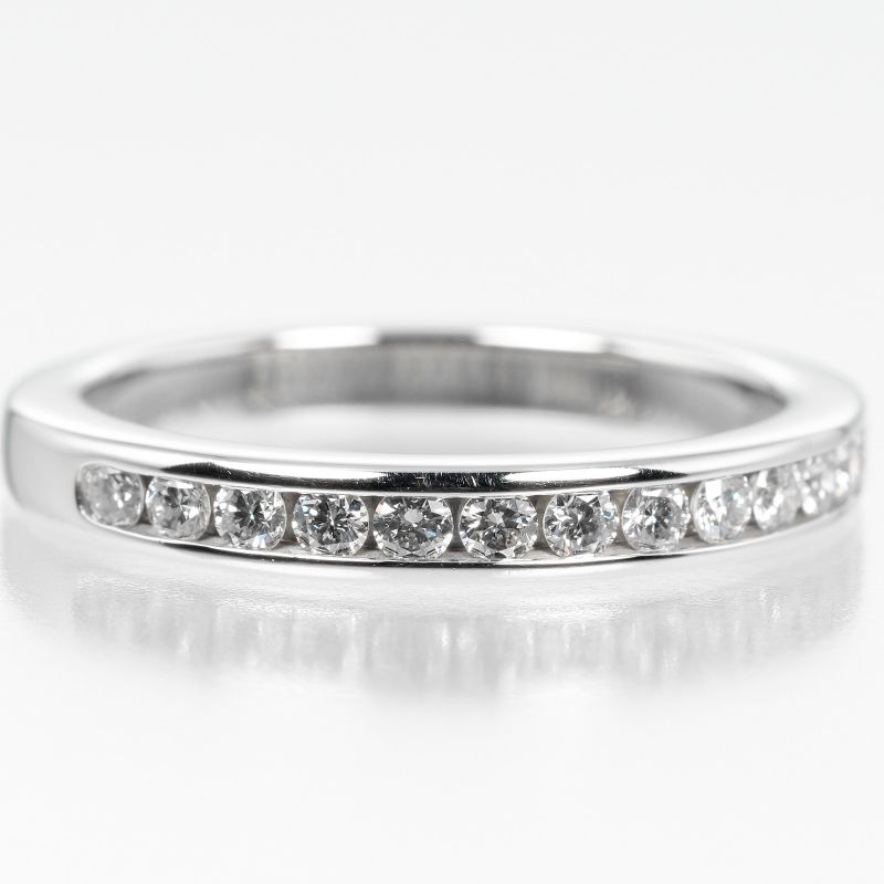 Tiffany & Co Setting Half Circle 2.5mm (0.10in) Model Pt950platinum × Diamond