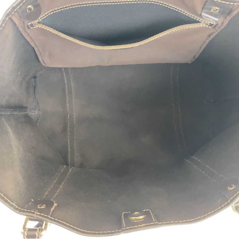 Gucci Beige Brown Gold Hardware GG Supreme Canvas 197953 Tote Bag Shoulder Bag