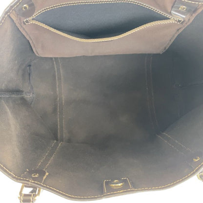 Gucci Beige Brown Gold Hardware GG Supreme Canvas 197953 Tote Bag Shoulder Bag