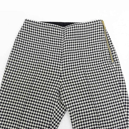 Gucci Pants Check Size 36 Black White 741239 Women's Apparel Women's