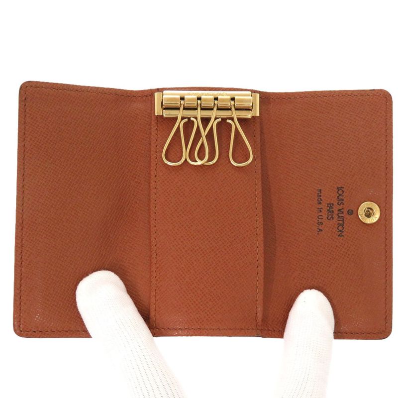 Louis Vuitton Multicles 4 Monogram M69517 4-ribbon Key Case LV 1262 Louis