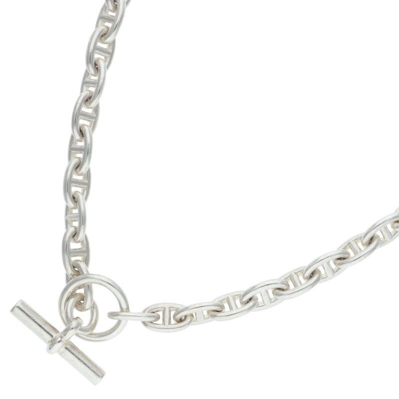 Hermes Chaine D'ancre PM Chaine D'ancre Silver Choker Necklace Men's PM