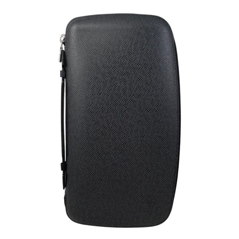 Louis Vuitton Bifold Long Wallet Travel Case Organizer Athol M30652 Taiga