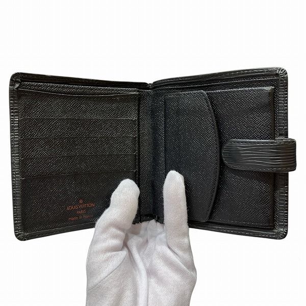 Louis Vuitton Epi Portobier Compact M63552 Bifold Wallet For Men