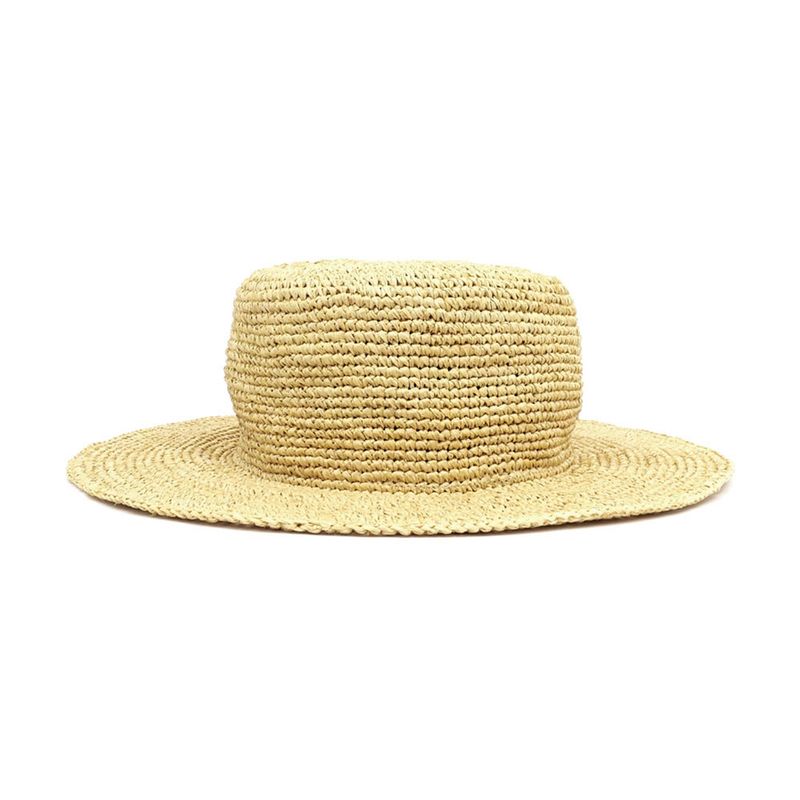 Gucci Straw Hat Straw Hat S Size 56cm (22.05in) Beige Multicolor