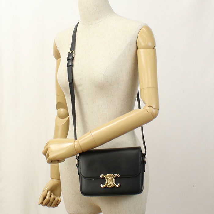 Celine Triomphe Crossbody Shoulder Bag Leather Women