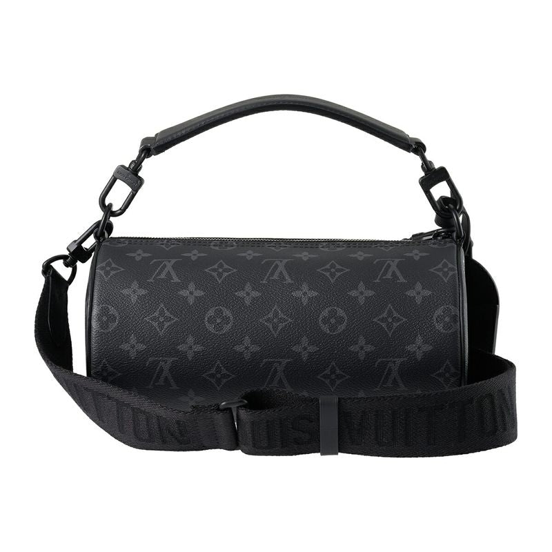 Louis Vuitton Shoulder Bag Soft Porochon PM Black/gray