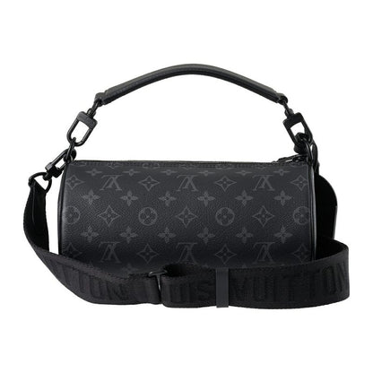 Louis Vuitton Shoulder Bag Soft Porochon PM Black/gray