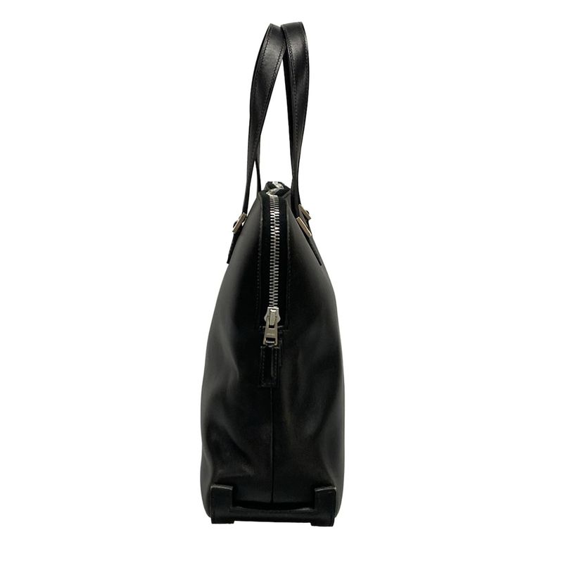 Hermes Handbag Escapada Black Silver Hardware