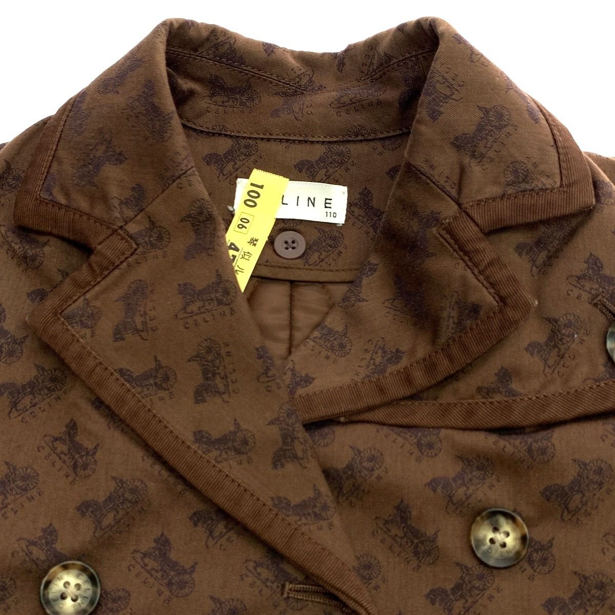 Celine Kids Coat 110cm (43.31in) Brown
