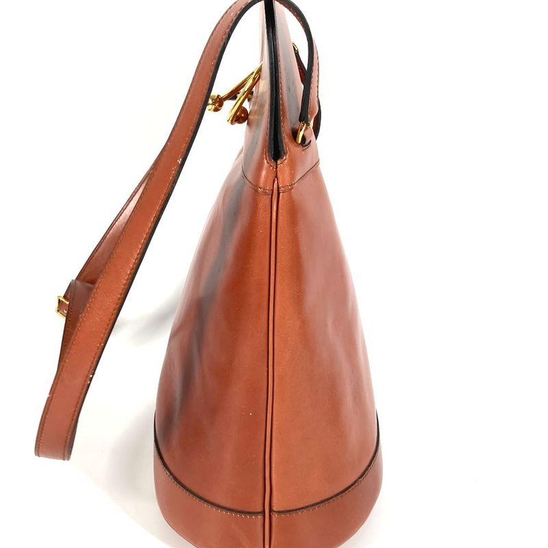 Hermes Shoulder Bag Alix Leather Brown