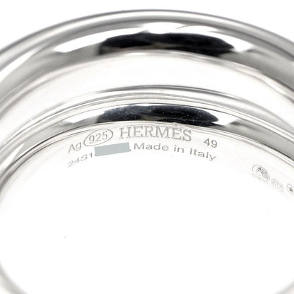 Hermes Chaine D'ancre Ring Vertege Size 49 Ag925 SV Accessories - Ring