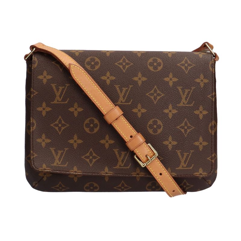 Louis Vuitton Shoulder Bag Monogram Musette Tango Monogram Canvas M51257 Brown