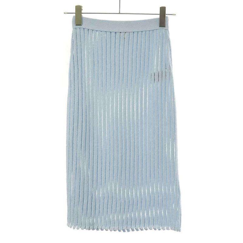 Bottega Veneta 23aw Skirt 753755 V33h0 Blue S