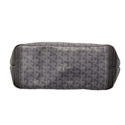 Goyard Handbag Artois PM Dark Gray With Initials Leather