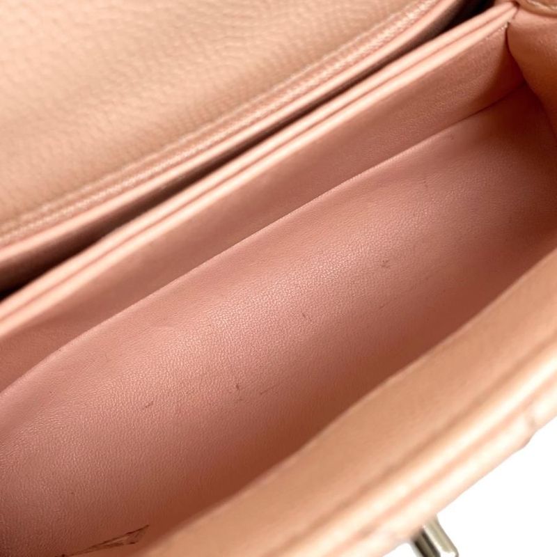 Chanel Handbag Shoulder Bag Coco Handle XXS As2215 Matelasse Caviar Skin Coco