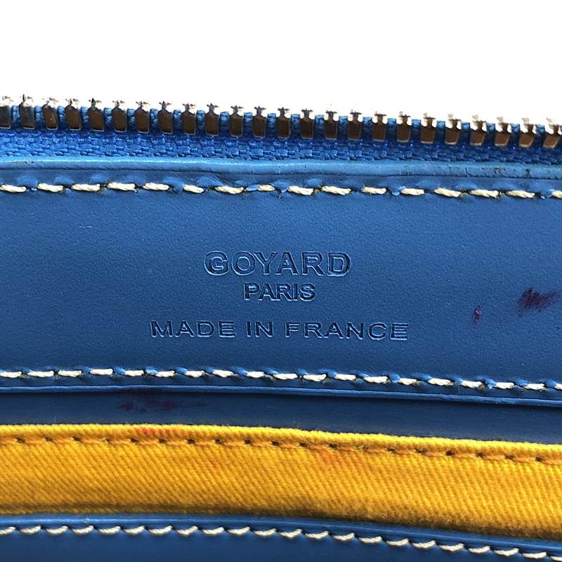 Goyard - Sac Marie Galante Marie Galante GM PVC Coded Canvas Tote Bag - Blue -