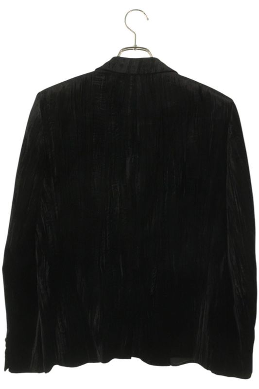 Saint Laurent Paris 531258 Y099t Crushed Velvet Tailored Jacket Men 44