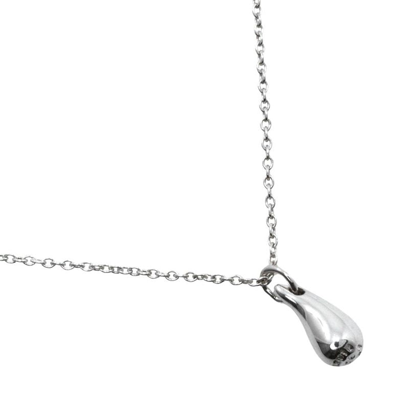 Tiffany & Co Teardrop Elsa Peretti 925 Silver Ladies 1.8g Necklace
