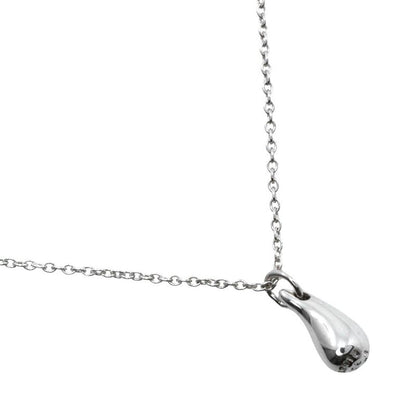 Tiffany & Co Teardrop Elsa Peretti 925 Silver Ladies 1.8g Necklace