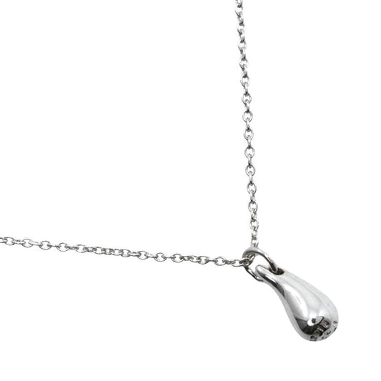 Tiffany & Co Teardrop Elsa Peretti 925 Silver Ladies 1.8g Necklace