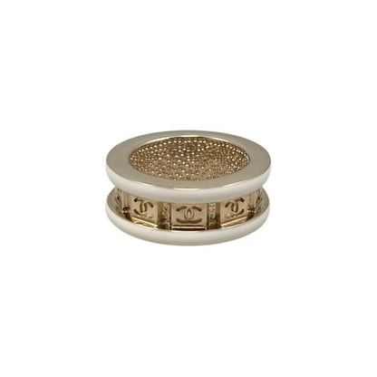 Chanel Ring Coco Mark Abc394 B24c No 13 Gold White Chanel