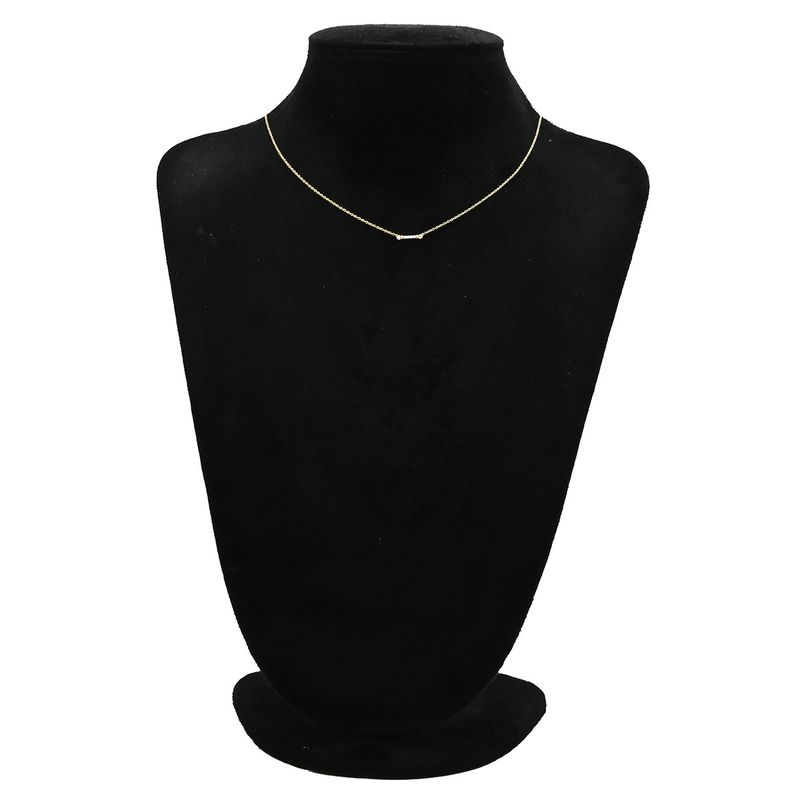 Tiffany & Co Tiffany & Co Necklace Fleur de Lis Stem 18k Yellow Gold Diamond