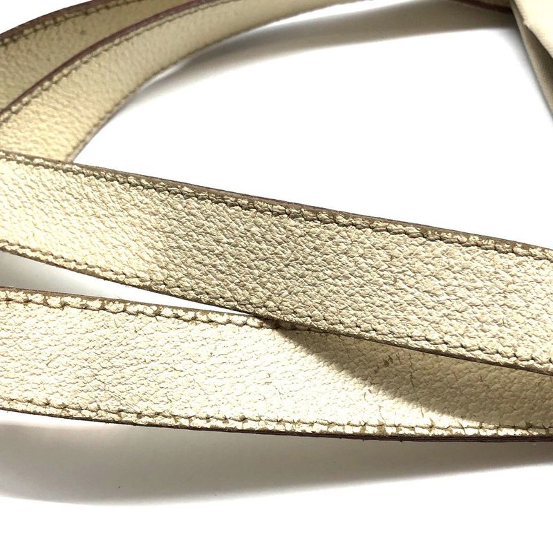 Prada Canvas Tote Bag Handbag Triangle Logo Leather Ivory Beige White Ladies