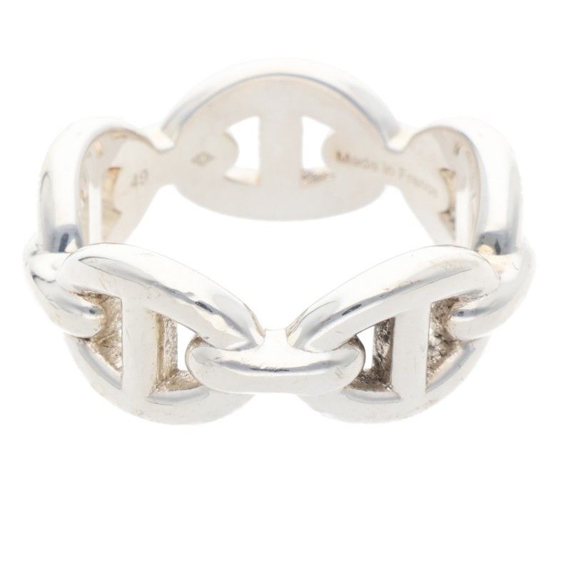 Hermes Chaine D'ancre Enchainee PM Chaine D'ancre Enchainee PM Silver Ring Mens