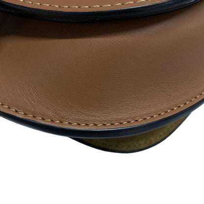 Loewe Shoulder Bag Gate Dual Bag Mini Brown Jacquard Strap Detachable
