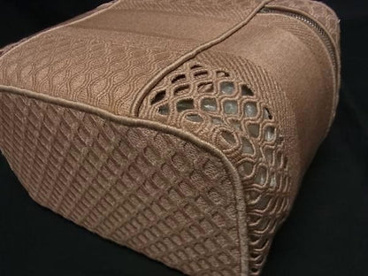 Christian Dior Christian Dior Canvas Handbag Vanity Bag Makeup Pouch Pink