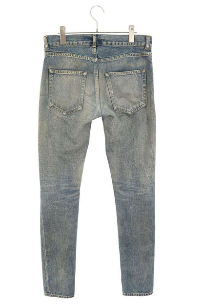 Saint Laurent Paris 494361 Ya862 Crash Repair Denim Pants Men's 28