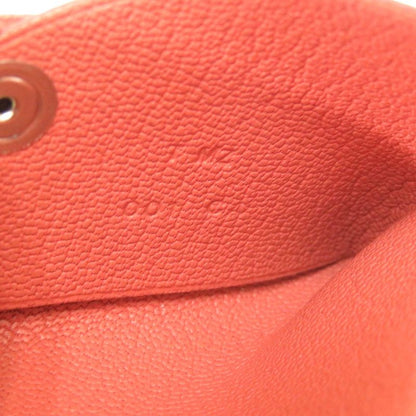 Hermes Calvi Chevre Flamingo Silver Hardware T Engraved Coin Case Wallet 0783