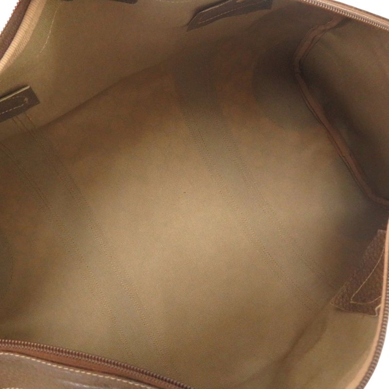 Gucci Old Gucci GG Plus Sherry Line 001 25 424 GG Supreme Brown Boston Bag 1092