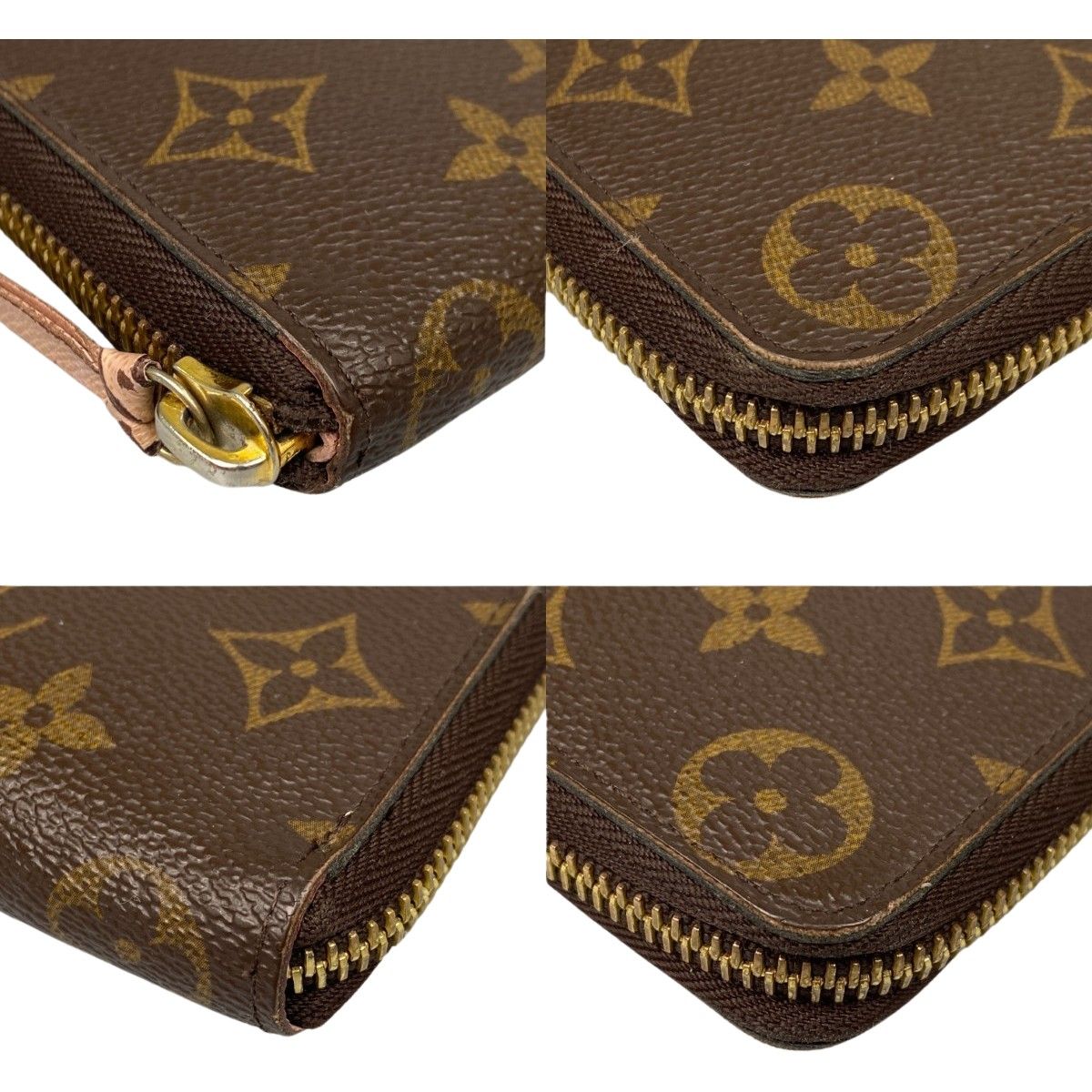 Louis Vuitton Monogram Portefeuille ･clemence Round Zipper Long Wallet M61298