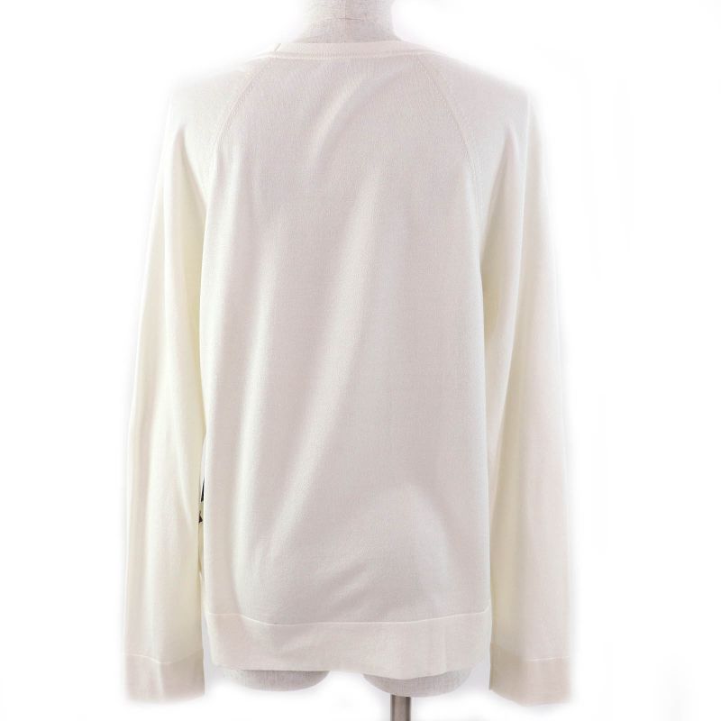 Hermes Silk Cotton Flamingo Party Twill Raine Crewneck Long Sleeve Pullover