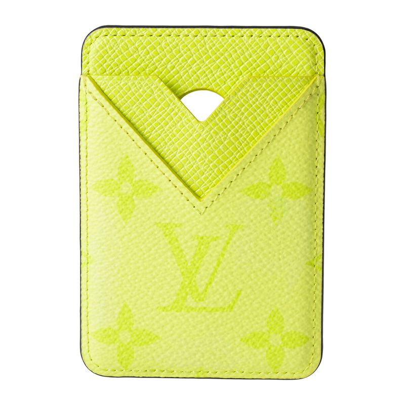 Louis Vuitton Card Case Porte Cult Magnet Lemon Yellow