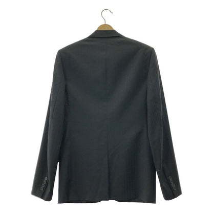 Dior Homme - 2007ss - Setup - Shadow Stripe Single Tailored Jacket Slacks And