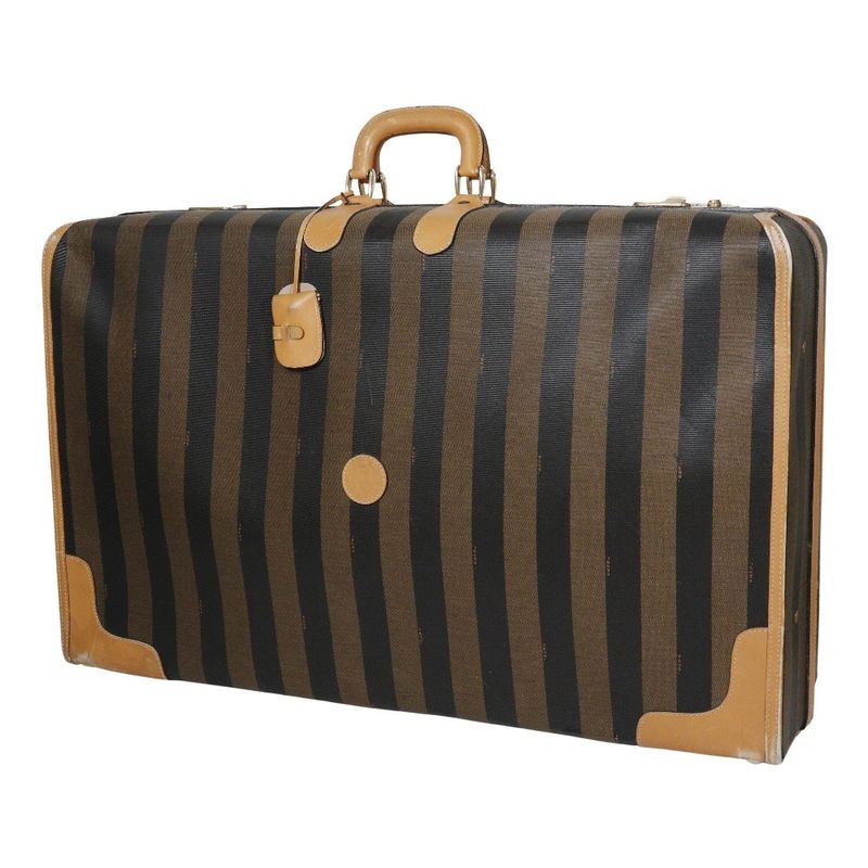 Fendi Pecan Pvc×leather Unisex Carry Bag