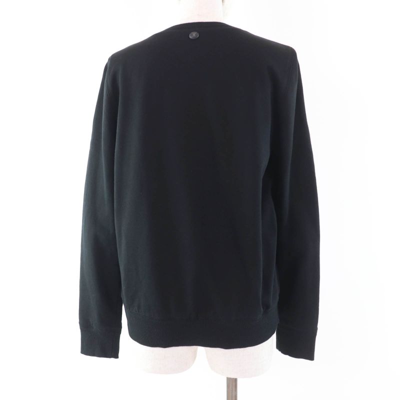 CHANEL P57408k07541 Cotton Gabrielle Coco Mark Flocked Logo Sweatshirt