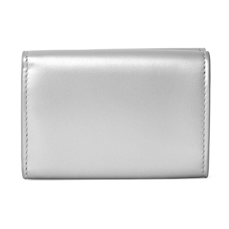 Balenciaga Trifold Wallet In Silver Essentials