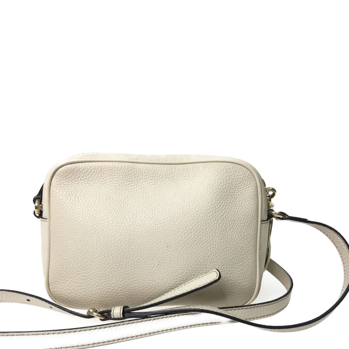 Gucci Soho Interlocking G Small Disco Bag Shoulder Bag 308364 White