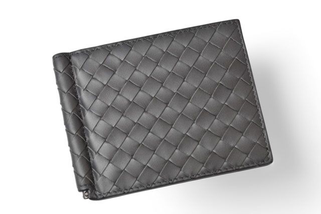 Bottega Veneta Wallet Money Clip Bottega Veneta Fold Wallet Calf 123180 Gunmetal