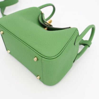 Hermes Lindy Mini 20 Veil Yucca Taurillon Clemence Shoulder Bag