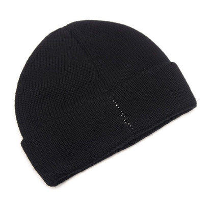 Fendi Knit Cap Beanie Wool Black And White