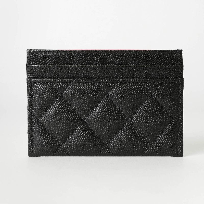 Chanel Pass Case (commuter Pass Holder) CARD CASE Black