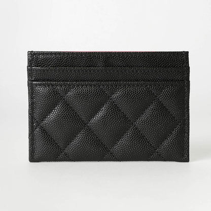 Chanel Pass Case (commuter Pass Holder) CARD CASE Black