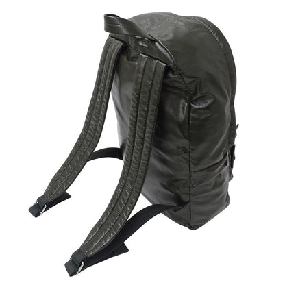 Bottega Veneta Bag Men's Brand Backpack Lambskin Dark Green Large Capacity