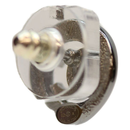 Chanel B25A Coco Rhinestone Round Earrings